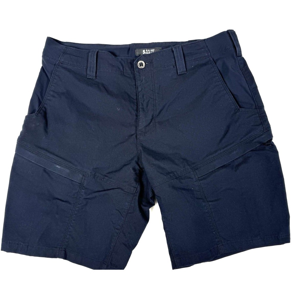 5.11 Tactical Shorts Men Blk 35 Ridge 9" Durable Outdoors Cargo Stretch Work